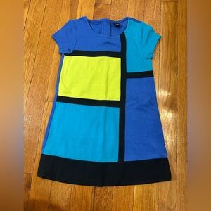 Gap kids color block shift dress 3T